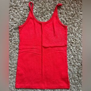 Women’s Faded Glory ‘Sparkly’ Cami Tank Top; Red; Size M (8/10)